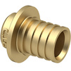 Photo RTP DELTA Axial plug, brass, individual packaging, yellow, d - 16 [Code number: 34764]