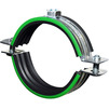 Photo MAYER Clamp, side screw M6x17, central nut M8, seal with green stripe, d - 1" (32-35) [Code number: 10 0100 1]