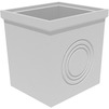 Photo Gidrolica Concrete trash box (СО-300mm), bottom section ПКП 56.49(30).57 [Code number: 49001006]