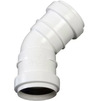 Photo Uponor HTP Bend 45° for sewage, double socket, white, d - 32 [Code number: 1053723]