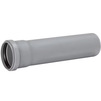 Photo Uponor HTP Pipe for sewage, with socket, PP, grey, d - 110, length 0,25 m, price for 1 piece [Code number: 1053702]