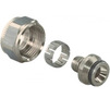 Photo Uponor Flex-X Adapter clamping made of coated brass PE-X, euroconus, d - 16*1,8/2,0, G - 3/4"female [Code number: 1057441]