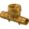 Photo Uponor Usystems T-piece with female thread, brass, for pipe PE-Xa, d - 25, d1 - 3/4"female, d2 - 25, type 1 [Code number: 1135785]