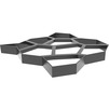 Photo Gidrolica Way Form for garden paths W-5.5.0,5 wild stone, plastic black [Code number: 7322]