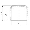Draft VIEGA Soldered fittings Cap, d 18 [Code number: 103590]