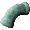 Photo Bend 45˚ with socket, d - 300, of high-strength cast iron with spherical graphite, molded (GOST) (price on request) [Code number: 13w0234]