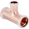 Photo Geberit Mapress Copper T-piece, reduced, d88,9-54-88,9 [Code number: 61290]