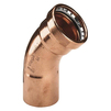 Фото Угольник 45° VIEGA Profipress однораструбный, медь, d 108,0 [Артикул: 476953]