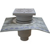 Photo Hutterer & Lechner Perfect-drain with bitumen membrane and secured grate, vertical, DN160 [Code number: HL 616HS/5]