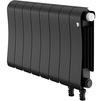 Фото Радиатор биметаллический Royal Thermo Infinity 300 Noir Sable VR80, 8 секций [Артикул: RTINSVR8030008]