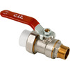 Photo RTP SIGMA Ball valve brass with transition to PPR pipe, male thread, lever, individual packaging, d - 20, d1 - 1/2" [Code number: 37856]
