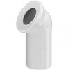 Фото Отвод 45° WC СИНИКОН Стандарт, d - 110, ПП, белое кольцо [Артикул: PU.110045.W.R]