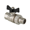 Photo (DISCONTINUED) - VALTEC Ball valve PERFECT with union nut, Rp-R, d - 1/2" [Code number: VT.327.N.04]