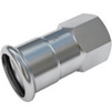 Фото Переход IBP B-Press Inox прессовый с ВР, нержавеющая сталь 304, d - 35, d1 - 1 1/2" [Артикул: PS24270G0351200]