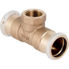 Фото Тройник Geberit Mapress с гайкой с внутренней резьбой, Rp - 1/2", d - 54, d1 - 54 [Артикул: 61370]