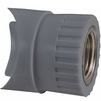 Photo RBK Welded saddle, d - 75-25, d1 - 1/2" ВР, PP, color gray [Code number: 034164]