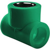 Photo AntiFire Green Combined T-piece, d - 40, d1 - 1/2", d2 - 40 female, PP, green (price on request) [Code number: 034115]