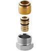 Photo Geberit Mepla union connector, with male thread, nickel-plated, for connecting to radiator valves Herz, d 16mm, G 1/2" [Code number: 641.516.22.1]