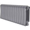 Photo Royal Thermo Infinity 300 Silver Satin Bimetallic radiator, 14 sections [Code number: RTISS30014]