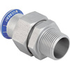 Photo Geberit Mapress Stainless Steel adapter union with male thread, union nut made of CrNi steel, d 15, L 6,4  [Code number: 35360]