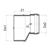 Draft Wavin SiTech+ Reducer, d - 40, d1 - 32 [Code number: 3067812]