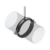 Photo (DISCONTINUED) - Reinforcement pipe clamp, d 8" (210-220), M12, 30x3,0F [Code number: 09405007]