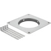 Photo [NO LONGER PRODUCED] - Geberit Pluvia installation sheet for fastening on thermal insulation, 40x40 cm [Code number: 359.630.00.1]