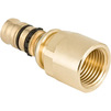 Фото Муфта Geberit Mepla комбинированная с внутренней резьбой, бронза, Rp - 3/4", d - 16 [Артикул: 601.556.00.5]