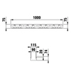 Draft Hauraton DACHFIX STEEL 115 Channel, type 75, 1000x115x75 mm (price on request) [Code number: 65025]