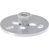 Photo Geberit HDPE Base plate, round, three-hole, with threaded socket M10 [Code number: 362.837.26.1]