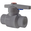 Photo RBK Ball valve, d - 20, PP, color gray [Code number: 032142]
