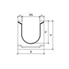 Draft Gidrolica Drainage channel concrete box КU 100.49,4(40).42(35) - BGU, № 5-0, DN - 400 [Code number: 40640061]