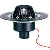 Photo Hutterer & Lechner Flat-roof drain with clamping ring, heated (10-30W/230V), vertical, DN75 [Code number: HL 62.1/7] (Russia)