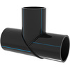 Photo AlphaPipe T-piece welded 90° 3-segment equal-sided, PE100, SDR 17, d315 [Code number: 7w0862]