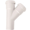 Photo SINICON Comfort Plus T-piece 45°, d - 50, d1 - 40, PP, (20 pcs per package) [Артикул: 510011.K]