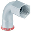 Photo Geberit Mapress Carbon Steel bend adapter 90° with female thread, d 15, L1 4,5 [Code number: 20552]