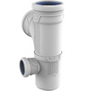 Photo Wavin AS+ Parallel corner T-piece T-piece 87°, right, d 90, d1 90, d2 50 [Code number: 3080100]