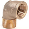 Photo REHAU AURLINE RX+ Elbow 90°, R - 1/2", Rp - 1/2", bronze [Code number: 18783041001]
