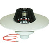 Photo Hutterer & Lechner Flat-roof drain with PVC collar, heated (10-30W/230V), vertical, DN110 [Code number: HL 62.1P/1]
