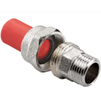 Photo AntiFire Combined detachable coupling, d - 63, d1 - 2"male, PP, red (price on request) [Code number: 051265]