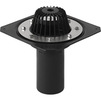 Photo [NO LONGER PRODUCED. REPLACEMENT: 359.013.00.1] - Geberit HDPE roof outlet for traditional drainage systems, with heating element and the flange [Code number: 359.014.00.1]