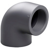Photo (TEMPORARILY NOT SUPPLIED) - EFFAST Reducing bend 90° with female thread, PVC, d 16, d1 3/8" [Code number: 4w0825 / RGRGOG016A]