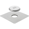 Photo [NO LONGER PRODUCED. REPLACEMENT: 359.119.00.1] - Geberit Pluvia universal contact sheet, stainless steel 52 x 52 cm [Code number: 359.560.00.1]