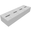 Photo Gidrolica Concrete grate for drainage channel, DN - 200, РЛБ 100.29,4.18-A15-5 [Code number: 47020010]