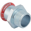Photo Geberit Mapress Carbon Steel adapter with male thread, d 15, H1,8 [Code number: 21702]