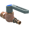 Photo Geberit Mepla Ball valve with actuator lever, gunmetal CC499K, d 16mm [Code number: 601.020.00.2]