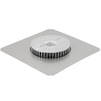 Photo [NO LONGER PRODUCED. REPLACEMENT: 359.099.00.1] - Geberit Pluvia roof outlet, 25 l/s, with contact sheet 60 x 60 cm, d90 [Code number: 359.573.00.1]