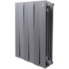 Photo Royal Thermo PianoForte 500 Silver Bimetallic radiator, 6 sections [Code number: RTPS3050006]