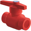 Photo AntiFire Ball valve, d - 32, PP, red (price on request) [Code number: 051043]