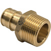 Photo RTP Mu Radial coupling, d - 32, d1 - 1'', male thread, brass, yellow [Code number: 50893 (RTP)]